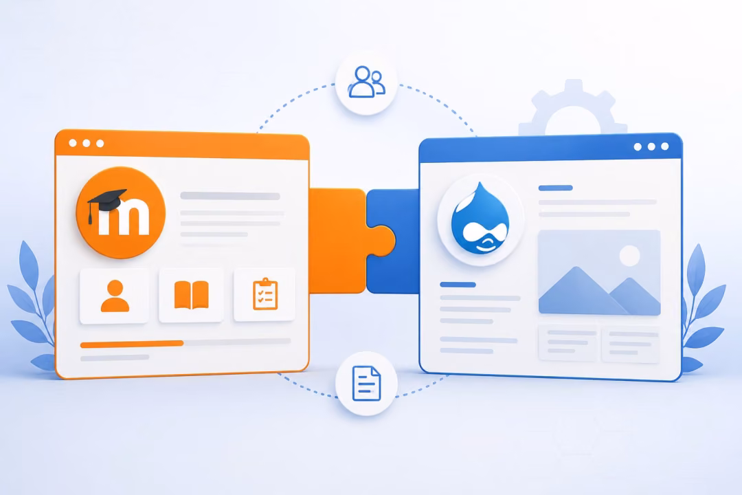 Moodle and Drupal Integration: How an LMS and a CMS Work Together